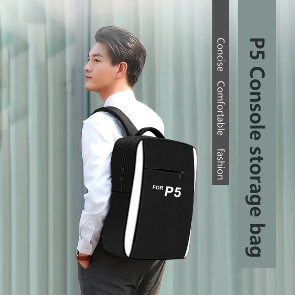 PS5 Console Storage Bag Shockproof Shoulder Bag Outdoor Travel Portable Backpack
